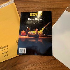 Kobe Bryant ESPN Magazine Special Edition 2020 Tribute Issue W Plastic Cover